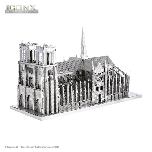  Metal Earth Notre Dame de Paris - Iconx 3D puzzel 