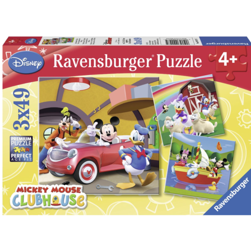  Ravensburger Everyone loves Mickey - 3 x 49 pieces 