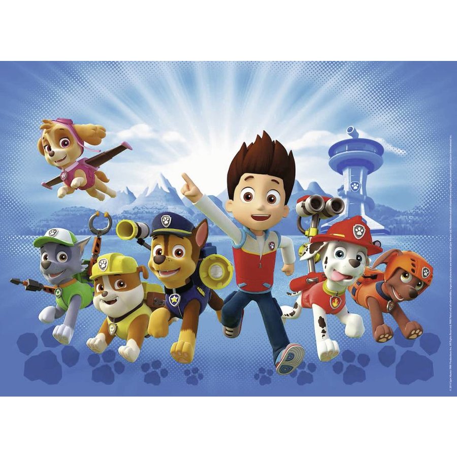 The team of Paw Patrol  - puzzle of 100 pieces-2