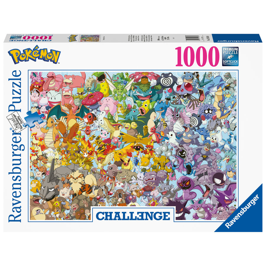 Pokemon - Challenge - puzzel van  1000 stukjes-2