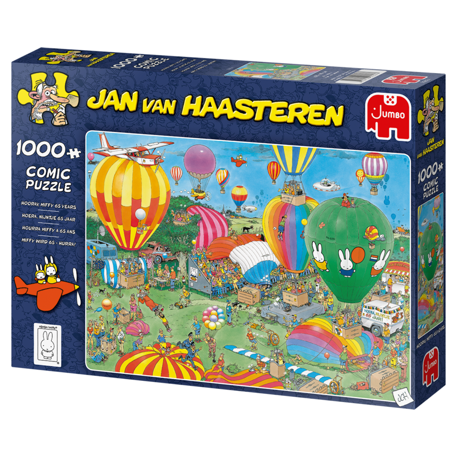 Hooray Miffy 65 years - JvH - 1000 pieces-4