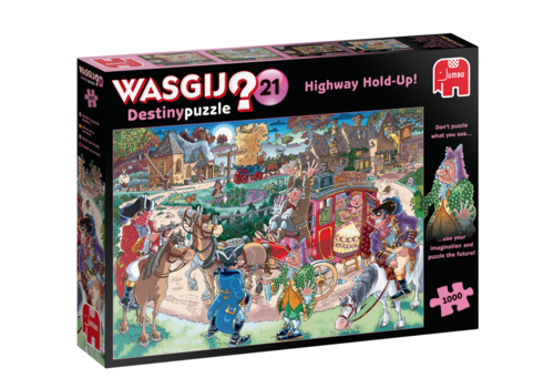 Puzzle 1000 pièces : Wasgij Destiny 21 : Highway Holdup ! - Jeux