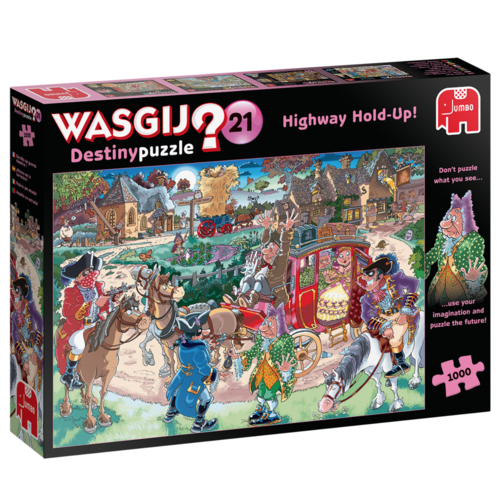  Jumbo Wasgij Destiny 21 - Highway Hold-up! -  1000 pieces 