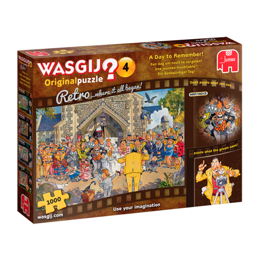 Wasgij Original 4 Retro - A Day to Remember! - 1000 pieces-1