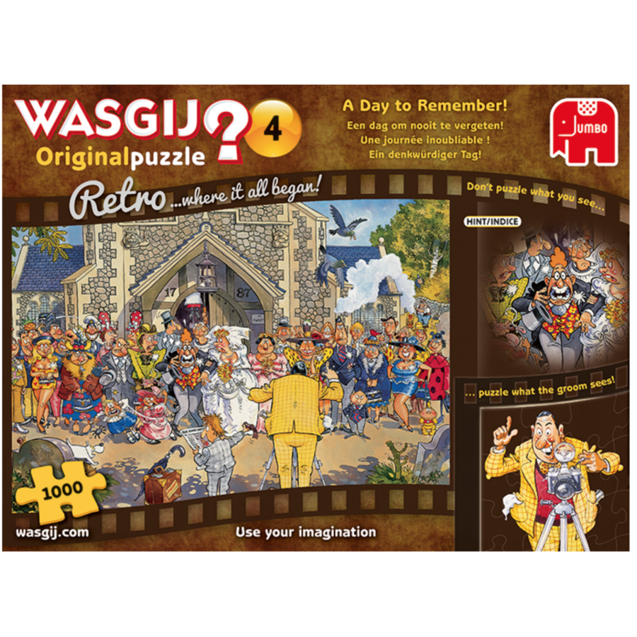 Wasgij Original 4 Retro - A Day to Remember! - 1000 pieces-2