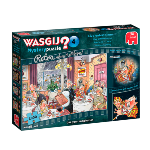  Jumbo Wasgij Mystery 4 Retro - 1000 pieces 