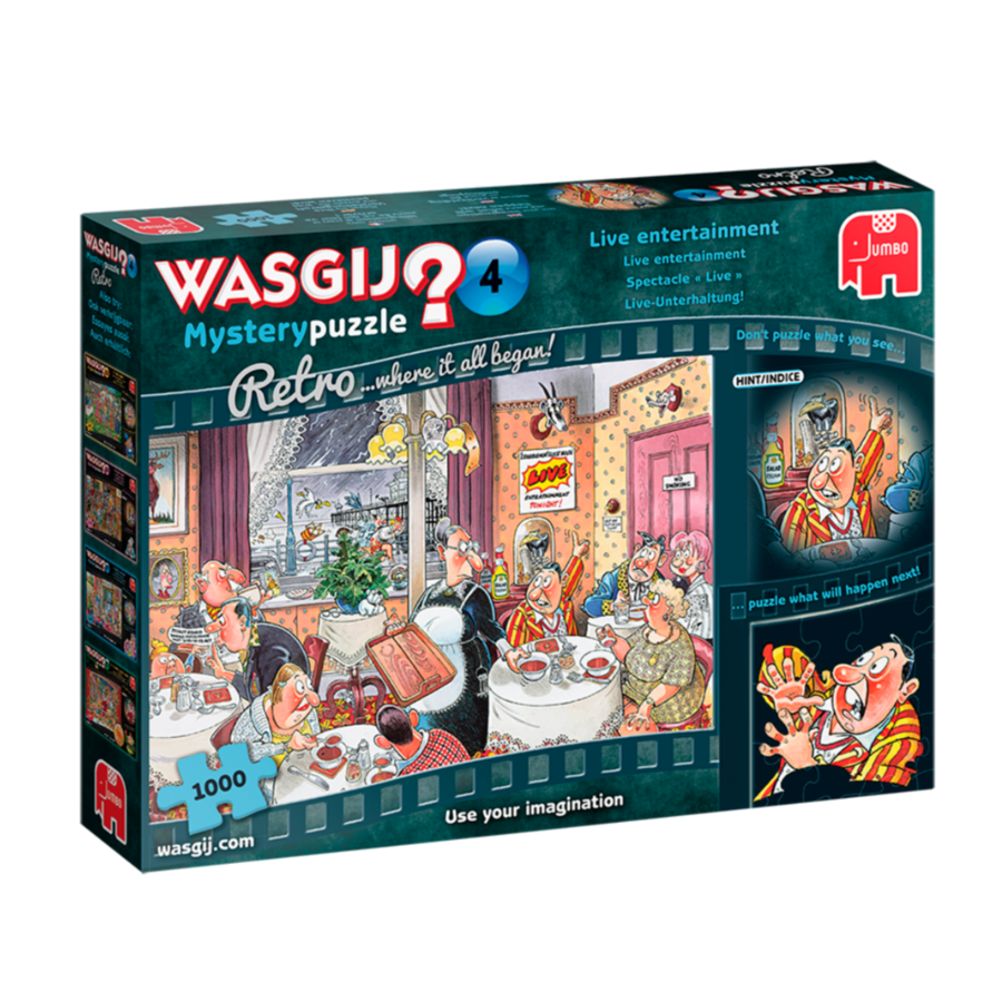 Wasgij Mystery 4 Retro - Spectacle 'Live' - 1000 pièces-1