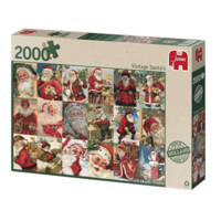 thumb-Vintage Santa's - puzzel van 2000 stukjes-2