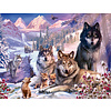 Ravensburger Wolves in the snow - puzzle of 2000 pieces