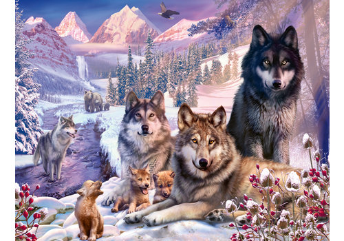  Ravensburger Des loups dans la neige - 2000 pièces 