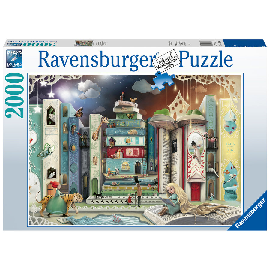 La rue des romans - puzzle de 2000 pièces-2