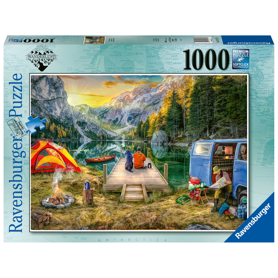 Calm Campsite - puzzle of 1000 pieces-1