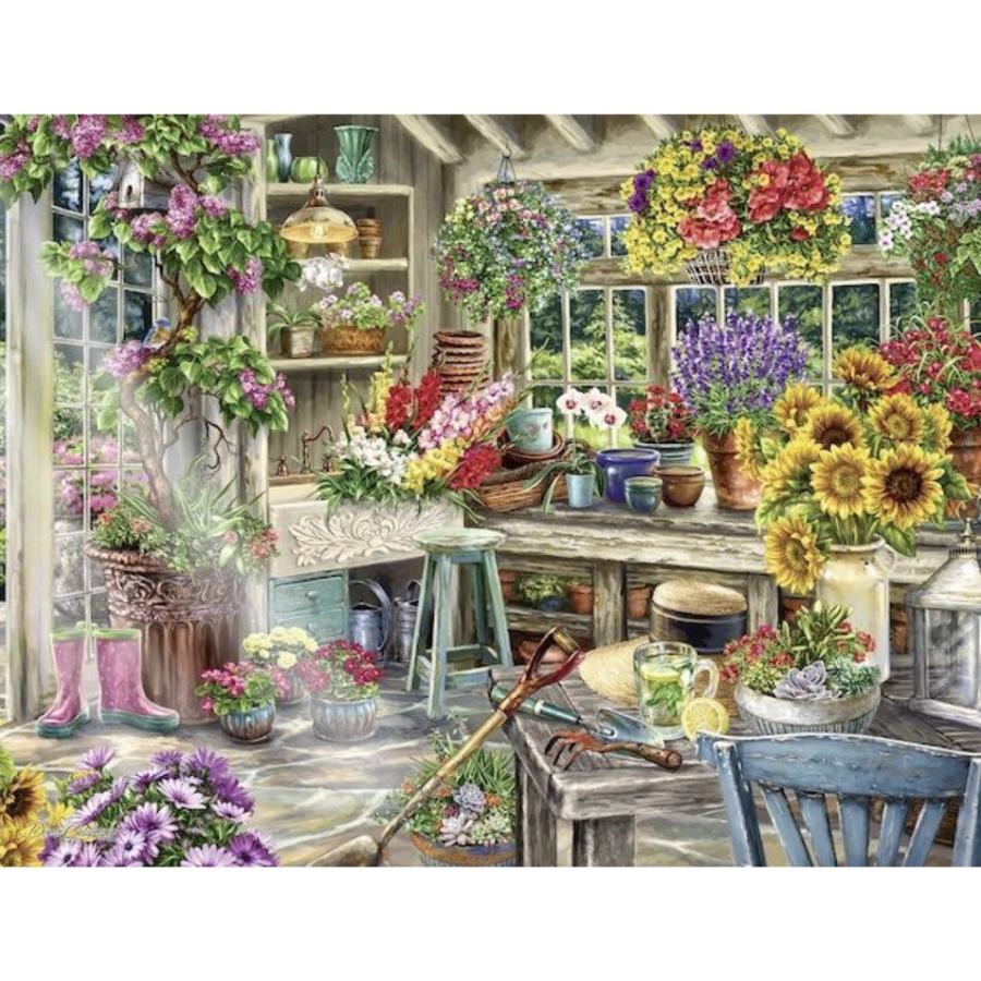 Le paradis des jardiniers - puzzle de 2000 pièces - Offre exclusive-1