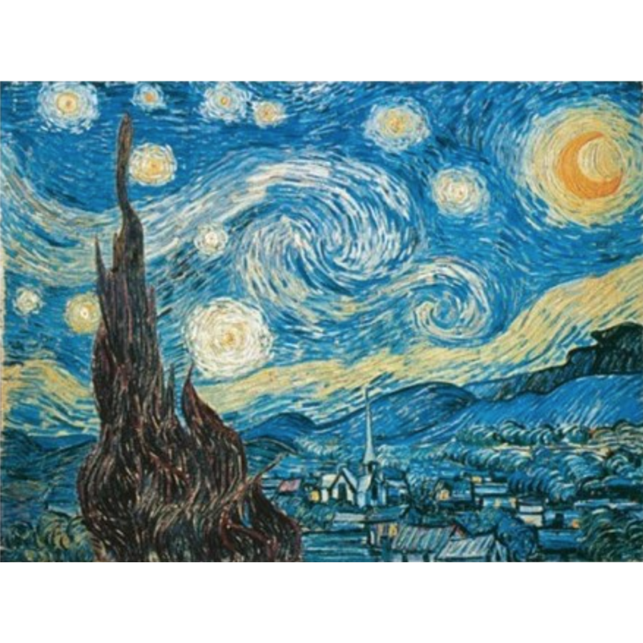 La Nuit étoilée - Van Gogh - 1500 pièces  - Offre Exclusive-2