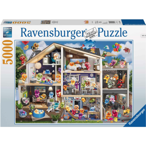  Ravensburger Gelini's huis - 5000 stukjes - Exclusiviteit 