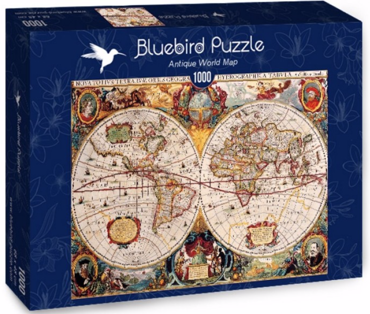 Puzzle 2000 pièces - Collection High Quality - Carte Ancienne