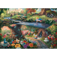thumb-Alice in Wonderland - Thomas Kinkade - puzzle de 1000 pièces-2