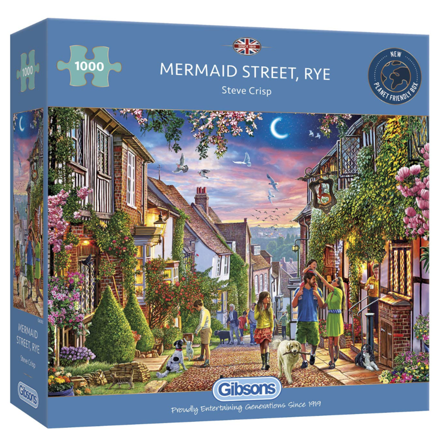 Mermaid Street in Rye - jigsaw puzzle of 1000 pieces-1