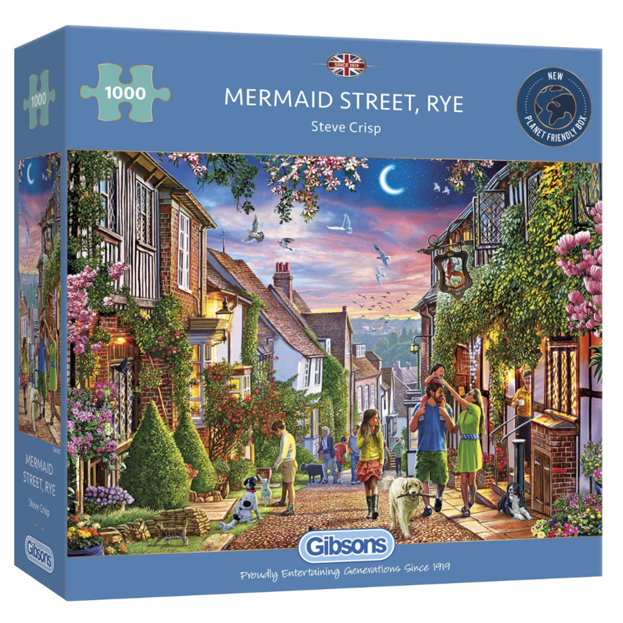 Mermaid Street in Rye - puzzel van 1000 stukjes-1