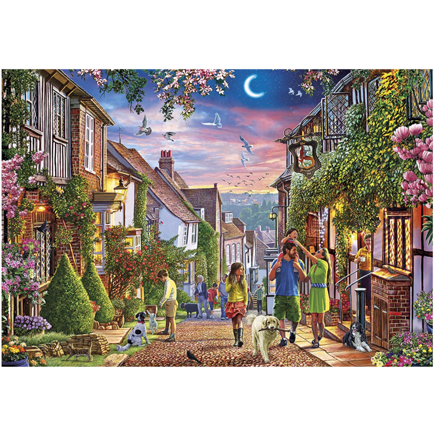 Mermaid Street in Rye - puzzel van 1000 stukjes-2