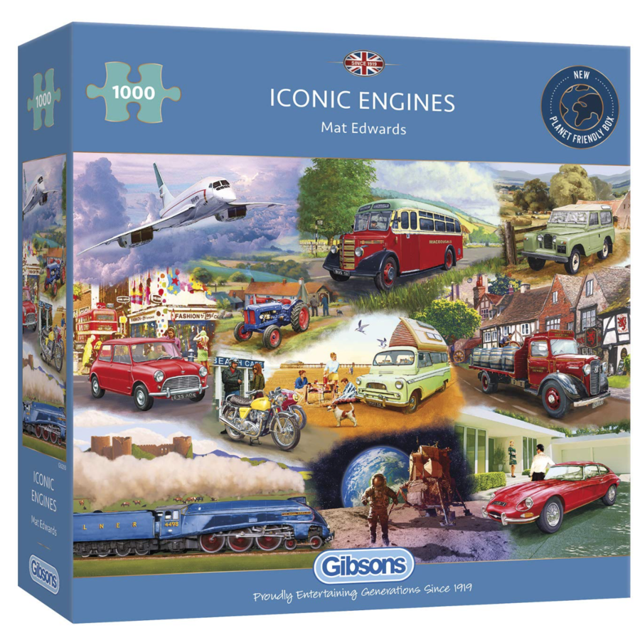 Iconic Engines  - jigsaw puzzle of 1000 pieces-1