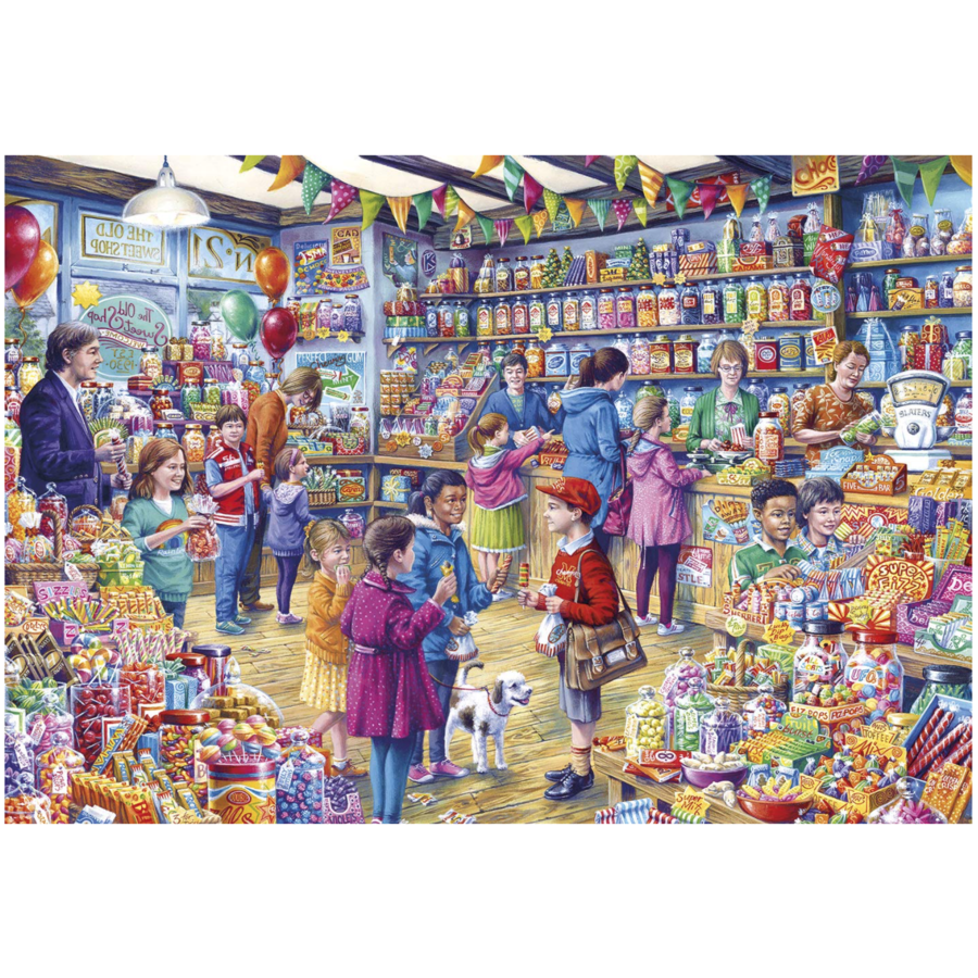 The Old Sweet Shop - jigsaw puzzle of 1000 pieces-1