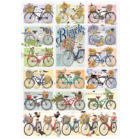 thumb-Colorful Bicycles - puzzle of 1000 pieces-1