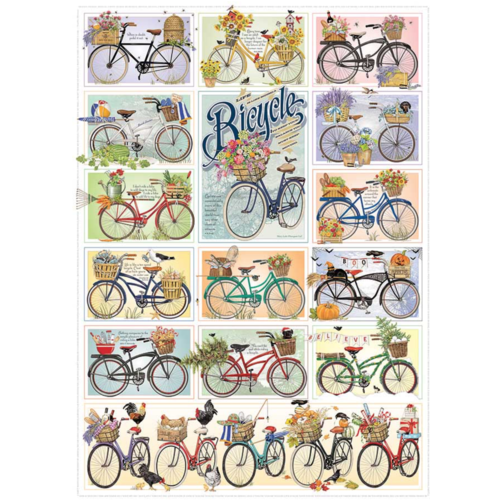  Cobble Hill Colorful Bicycles - 1000 pieces 