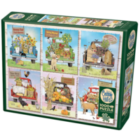 thumb-Trucks op weg naar de markt - puzzel van 1000 stukjes-2