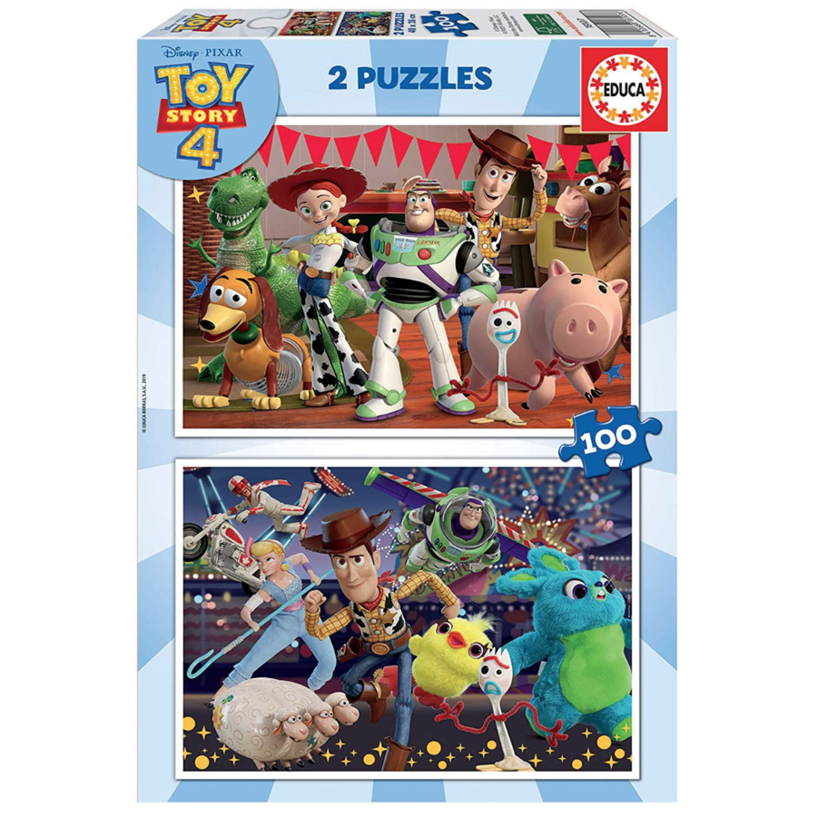 Toy Story 4  - 2 puzzles of 100 pieces-1