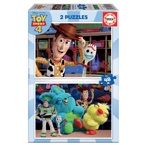  Educa Toy Story 4 - 2 x 48 stukjes 
