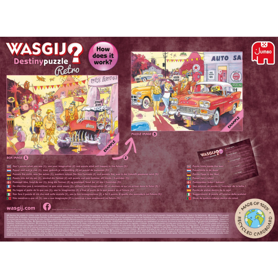 Wasgij Destiny Retro 4 - The Wasgij Games! - puzzle of 1000 pieces-4