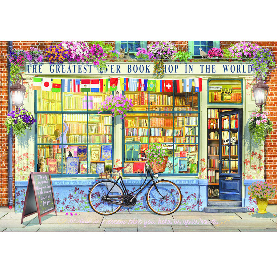 Greatest bookshop in the world  - jigsaw puzzle of 5000 pieces-2