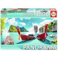 Puzzle Educa Phuket, Tailandia Panorámico 3000 Piezas