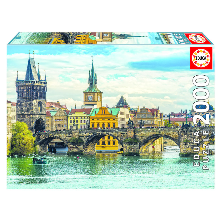 Vue de Prague - puzzle de 2000 pièces-1