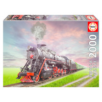 thumb-Stoomtrein - puzzel van 2000 stukjes-1