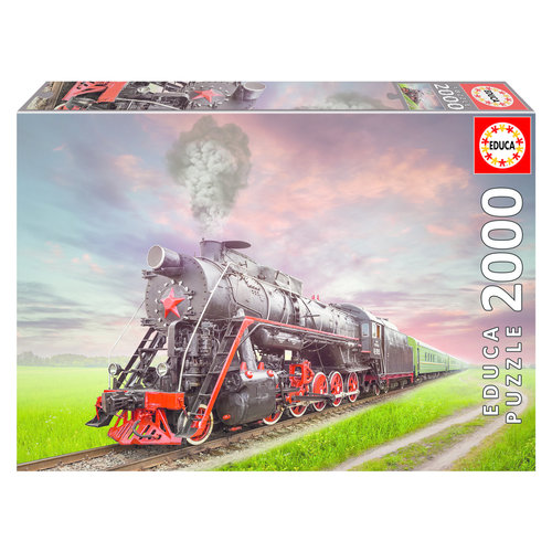  Educa Locomotive à vapeur - 2000 pièces 