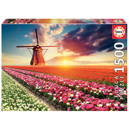  Educa Tulips Landscape - 1500 pieces 