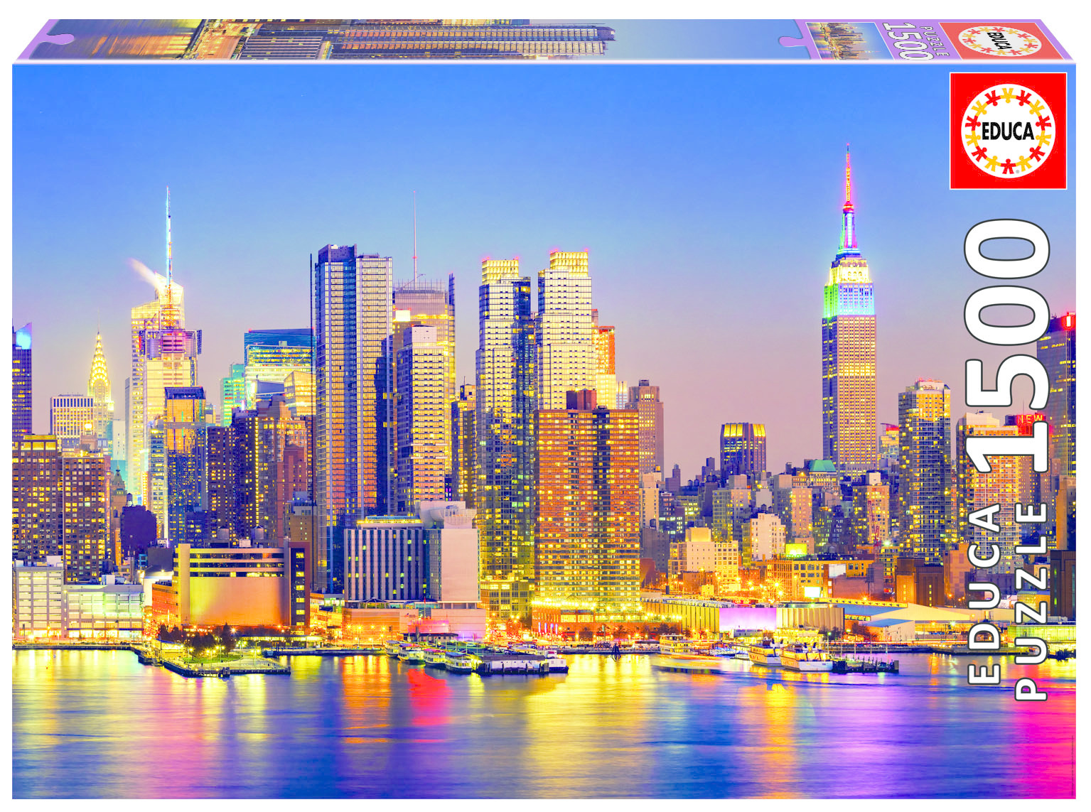 Educa 14811 Midtown Manhattan, New York HDR 1000 pieces Genuine Puzzle NIB