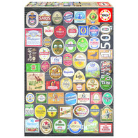 thumb-Etiquettes de Bières - John Collier - puzzle de 1500 pièces-1