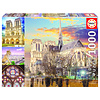 Educa Collage de Notre Dame - 1000 pièces