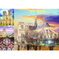 thumb-Collage de Notre Dame - 1000 pièces-2