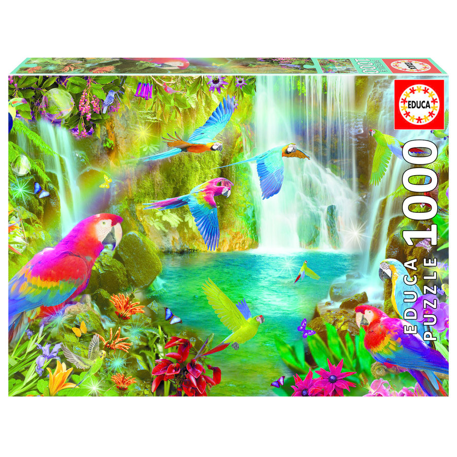 Perroquets tropicaux - 1000 pièces-1