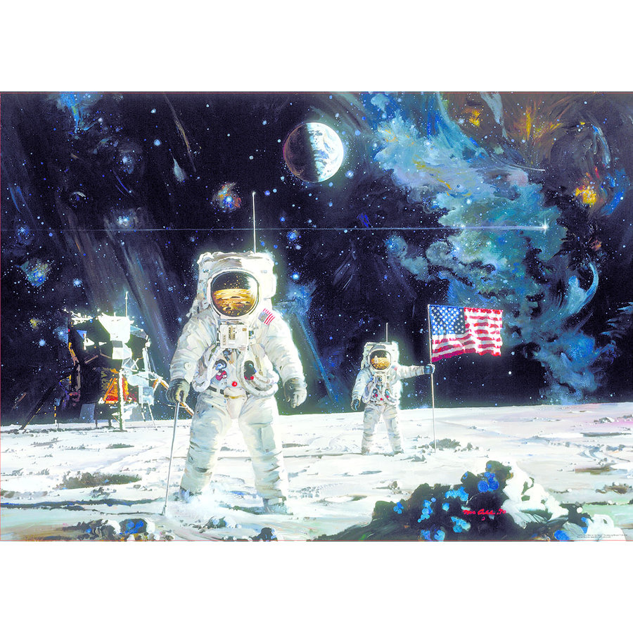 First men on the moon - 1000 pieces-2