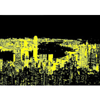 thumb-Hong Kong Skyline - Glow in the Dark - puzzle 1000 pieces-2