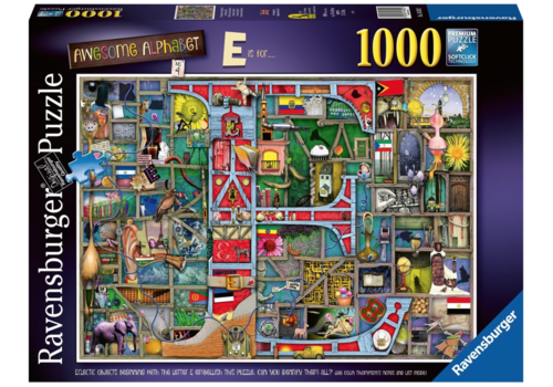  Ravensburger Awesome Alphabet "E" - 1000 pieces 