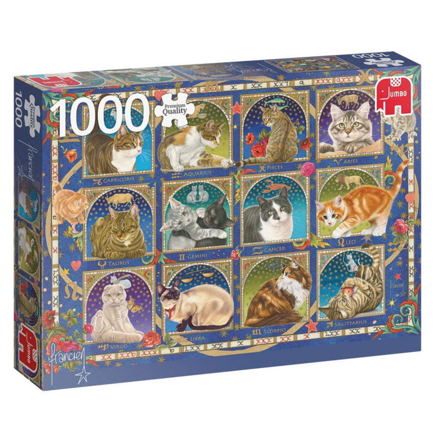 Horoscope du chat - puzzle de 1000 pièces-1