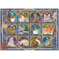 thumb-Cat Horoscope - puzzle of 1000 pieces-2