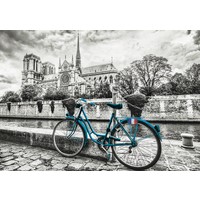 thumb-Bicyclette près de Notre Dame - puzzle de 500 pièces-2