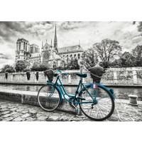thumb-Bike near Notre Dame -  jigsaw puzzle of 500 pieces-2